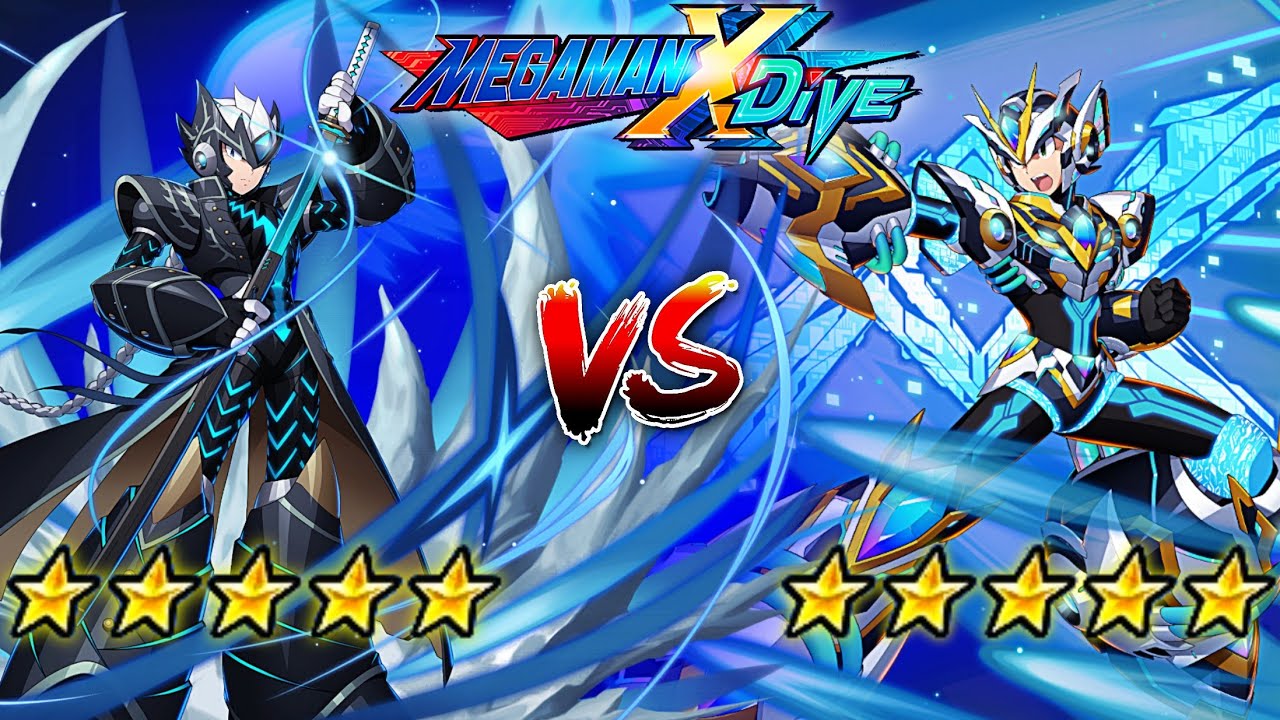 Zero Vergil Trigger 5☆ Vs Next DiVE Armor X 5☆ - Mega Man X DiVE (Mobile Controls PvP)