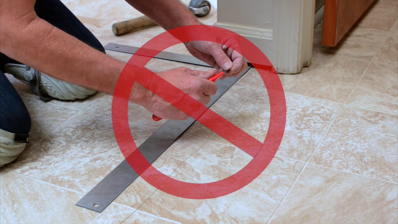 How to Cut a Seam in Sheet Vinyl Flooring | How to Install Flooring