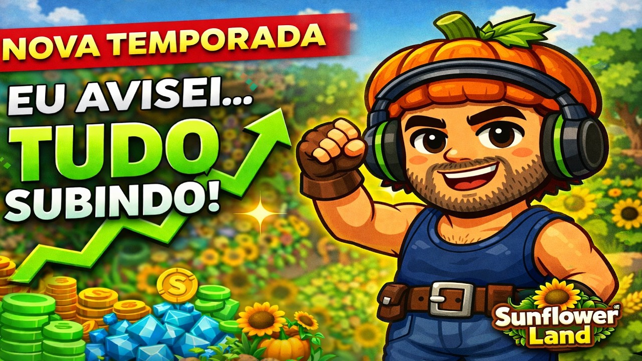 Minha rotina na nova temporada do Sunflower Land