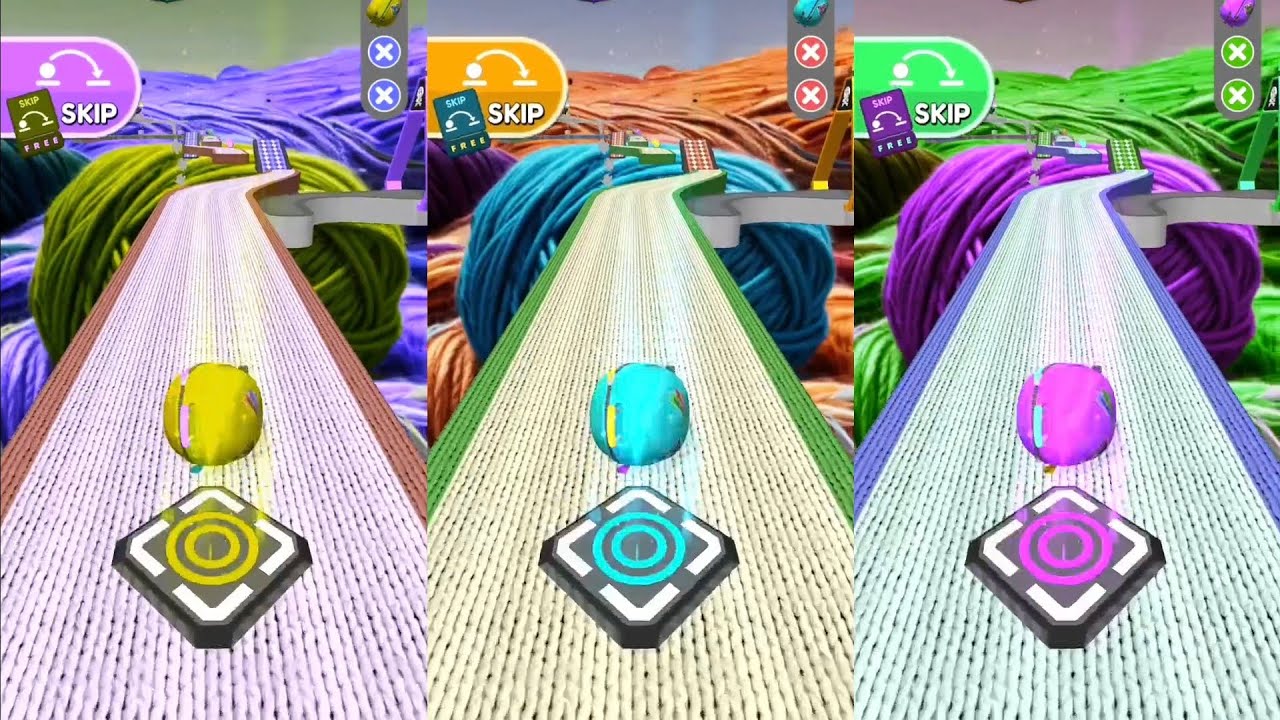 3 Color Epic Going Balls Hard Gameplay Levels 393-400 Android Games #goingballsgameplay