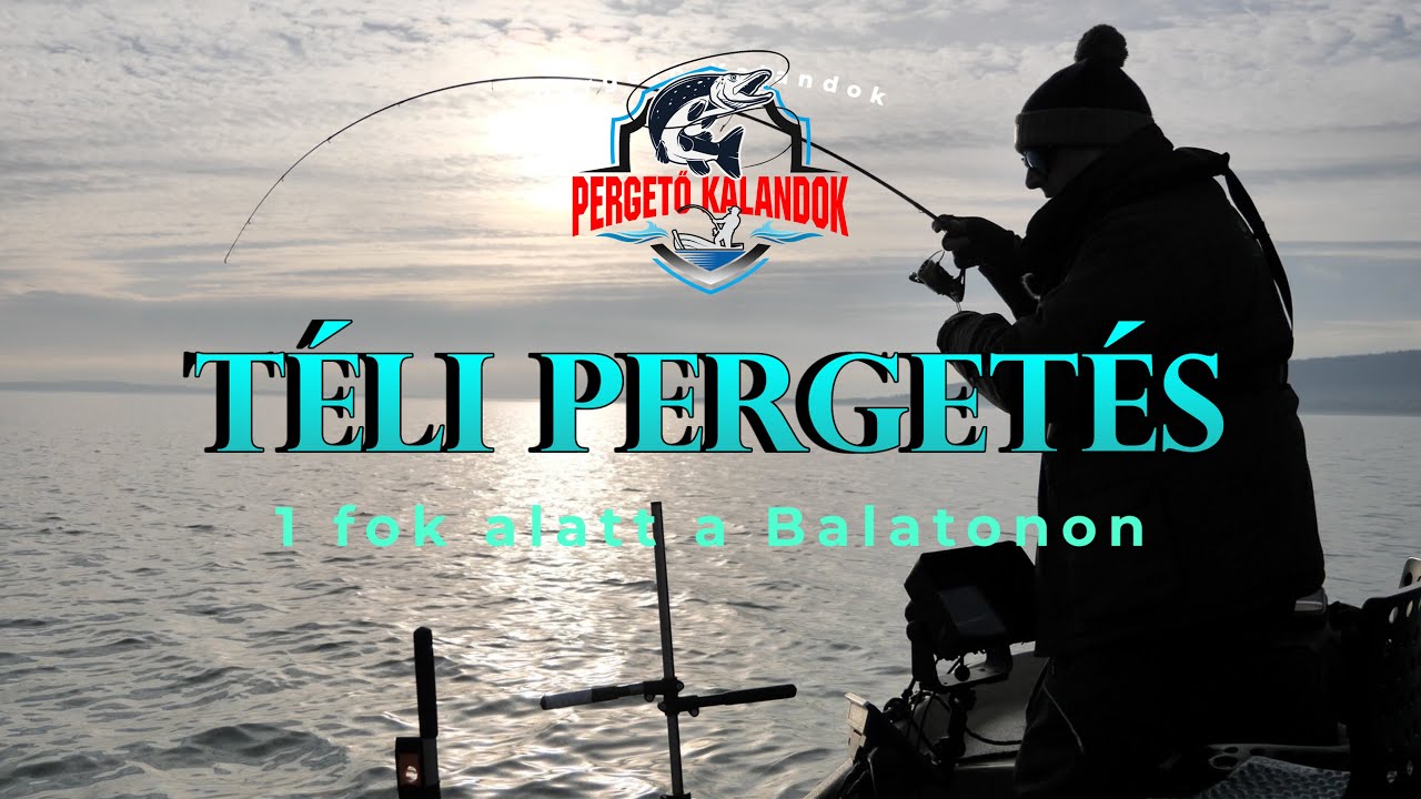 Téli Pergetés 1 fok alatt a Balatonon