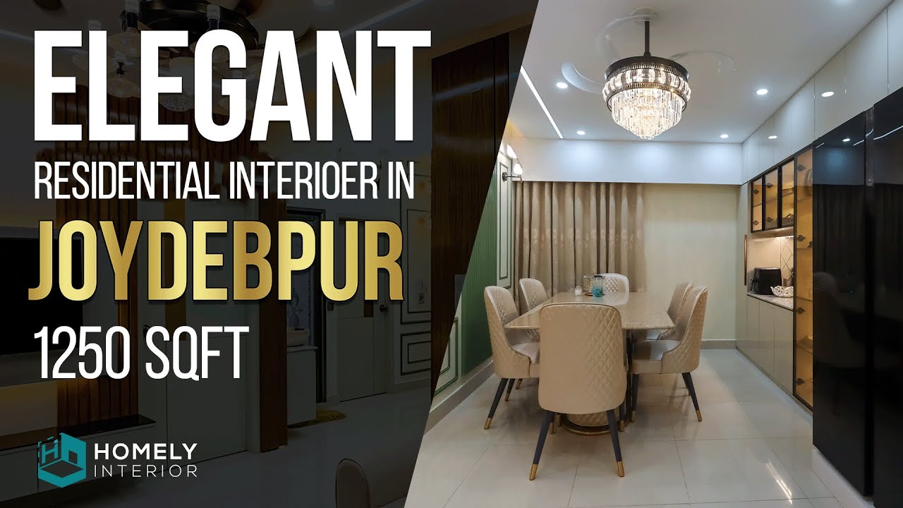 Elegant 1250 Sqft Residential Interior at Joydebpur | Cinematic Home Tour by Homely Interior Ltd.