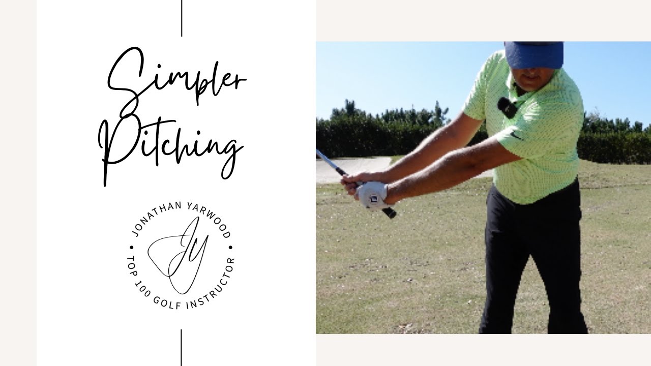 How to pitch in golf. A simpler way to master pitching in golf