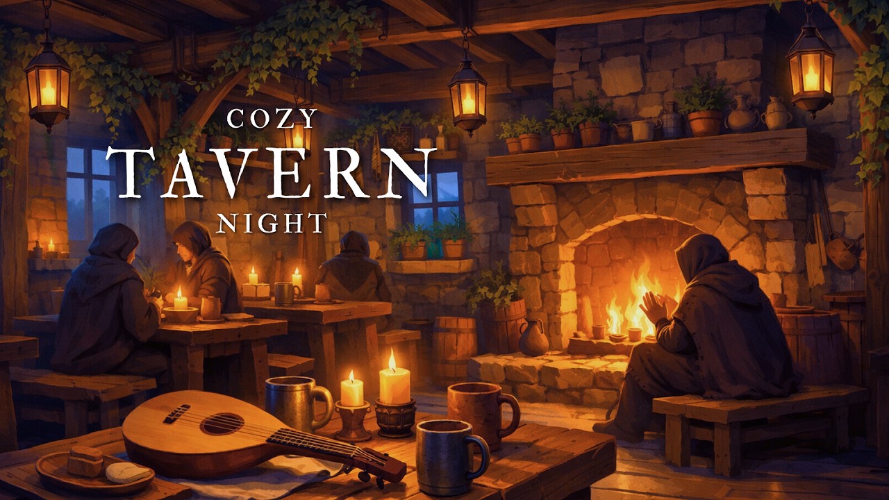 Medieval Tavern Music | Cozy Night at the Village Inn