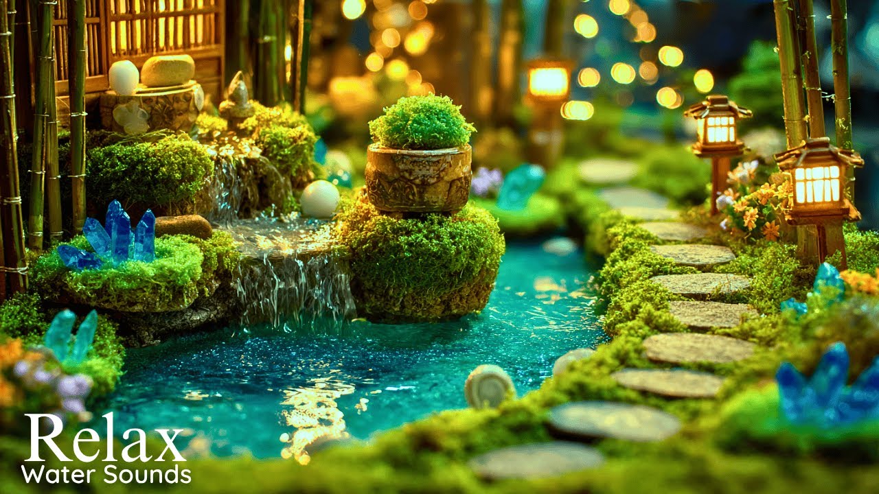 Peaceful Water Sounds & Relaxing Melodies 🌿 Your Oasis of Healing