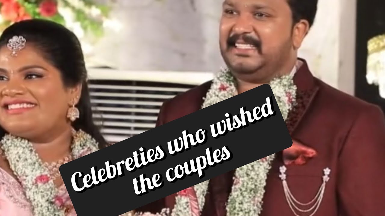 #Celebreties who wished the couple #Indrajashankar on their auspicious day #Happy married life