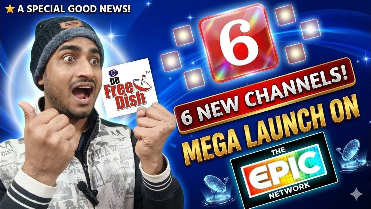 6 New Channels Start on Epic Network 😱 || Epic || DD Free Dish New Update Today || Free Dish