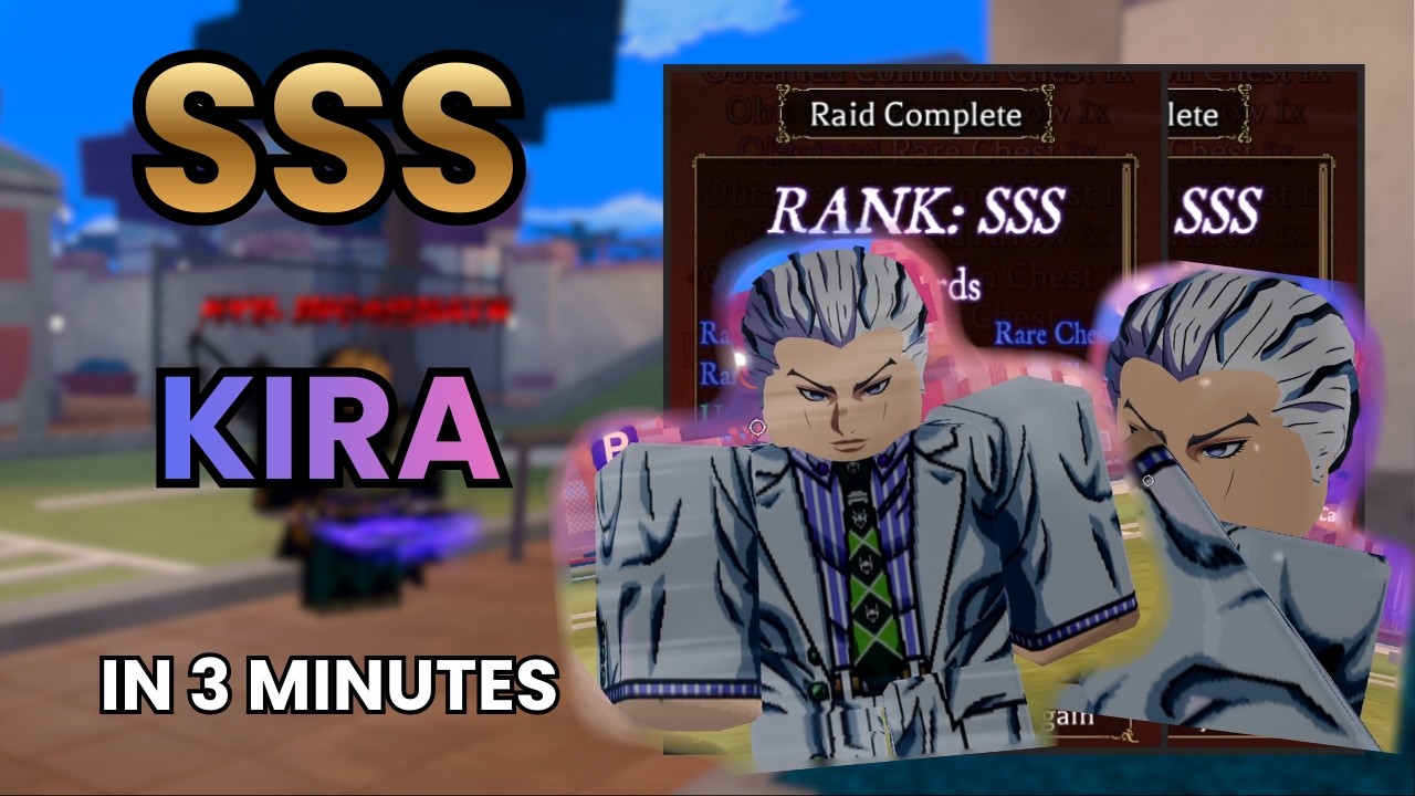 How To SSS Kira In 3 Minute With Anubis! (Bizarre Lineage)