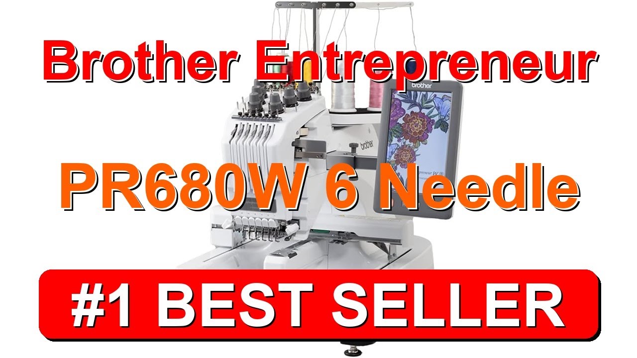 Brother Entrepreneur PR680W 6-игольная многофункциональная вышивальная машина - B0B4QVB71K
