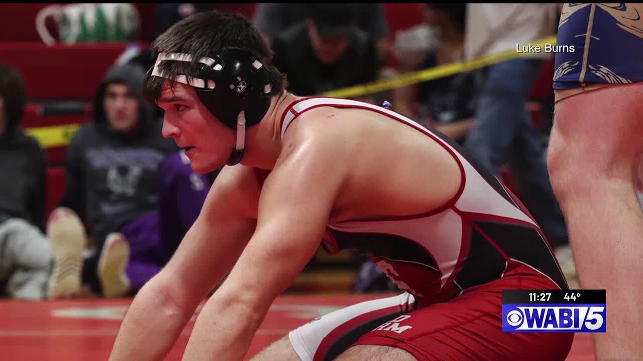 Gorham's Luke Burns comes away with state wrestling crown