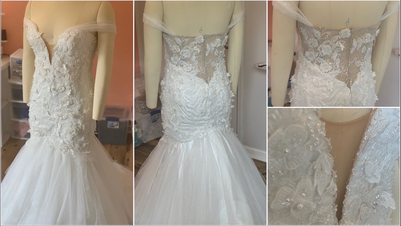 DIY Wedding Dress: Couture Lace and Beading Part 1