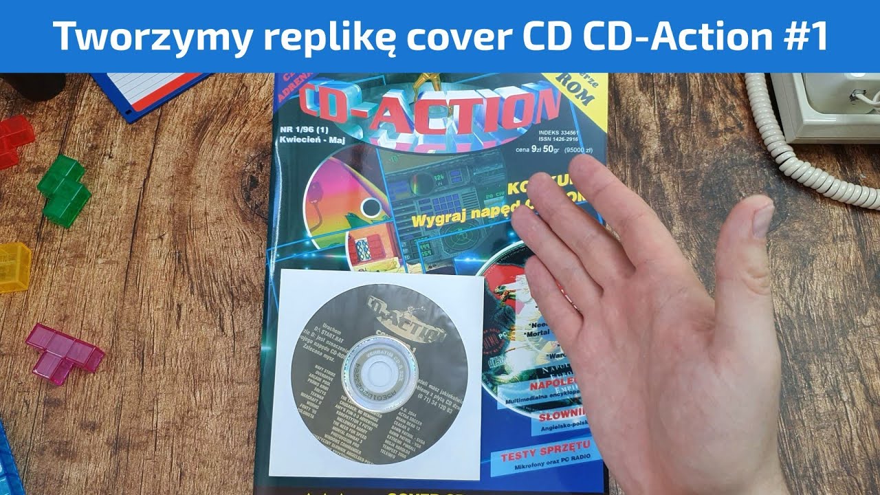 Jak stworzyć replikę cover CD magazynu CD-Action #1