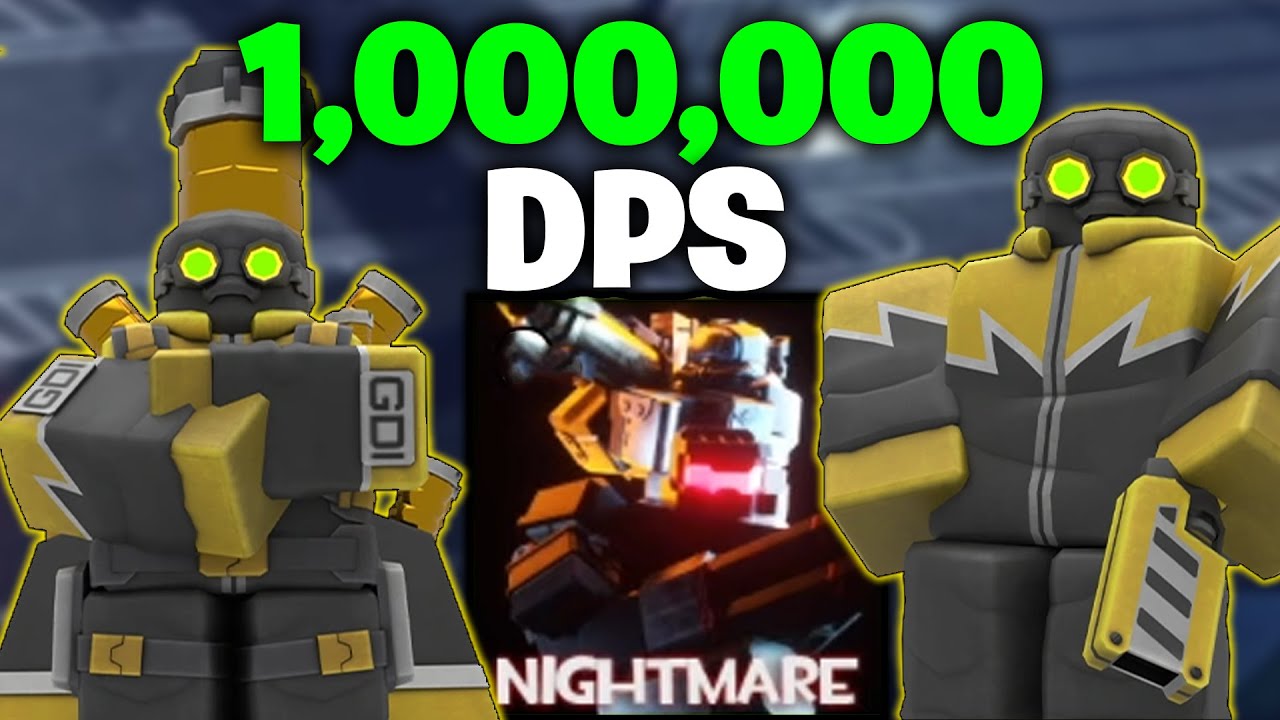 Breaking Man VS Steel Nightmare with 1 Tower -  Roblox Tower Defense X