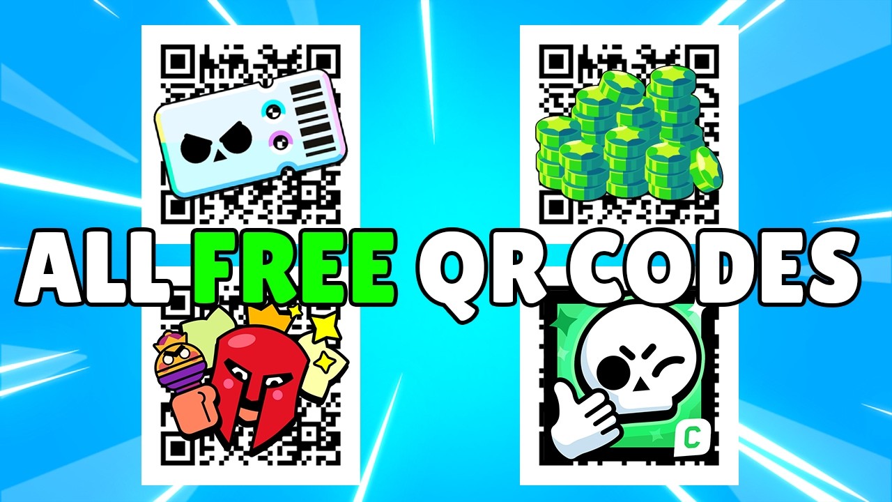 ALL FREE QR CODES | BRAWL STARS NEW SPECIAL REWARDS | 100% WORKING QR CODES 2026