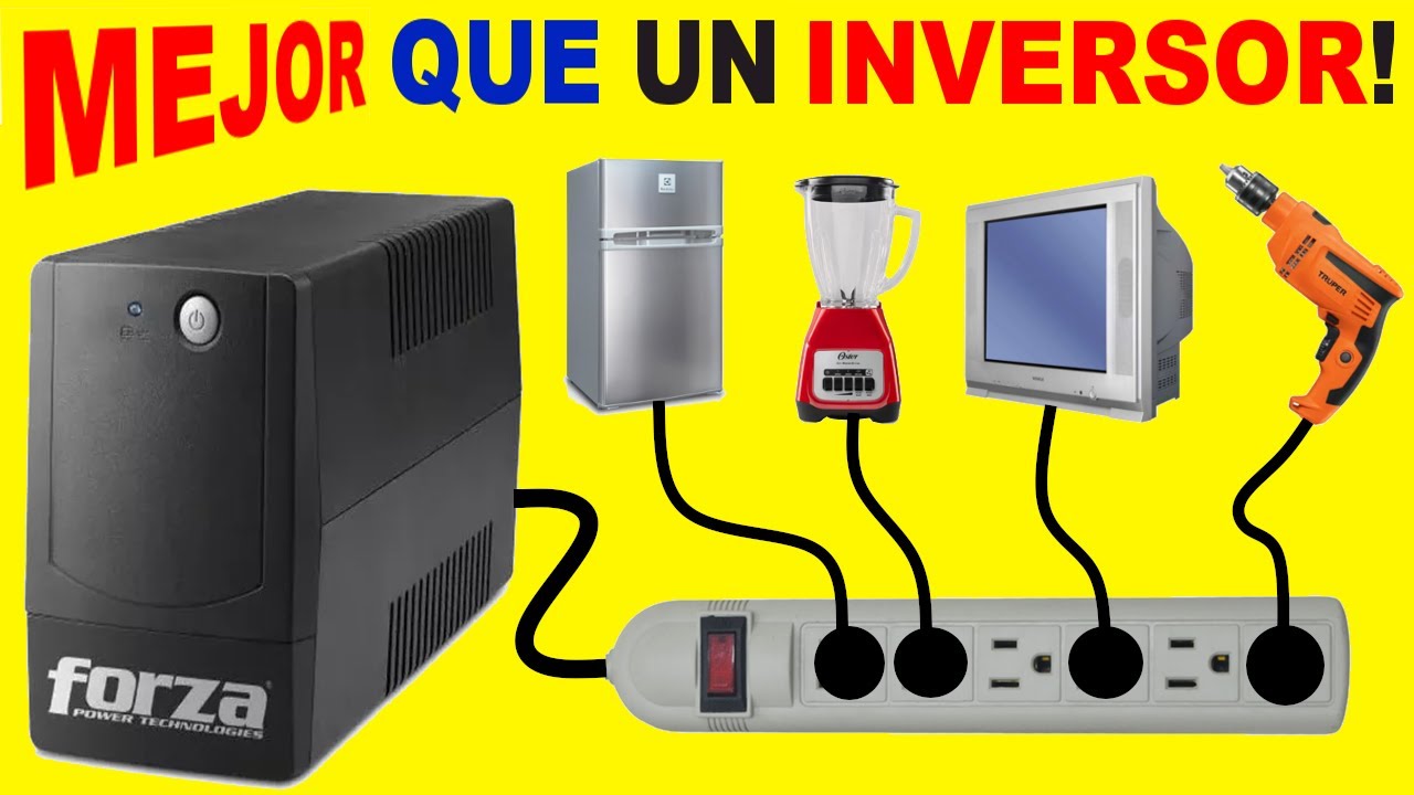Mira todo lo que puedes conectar a un UPS!
