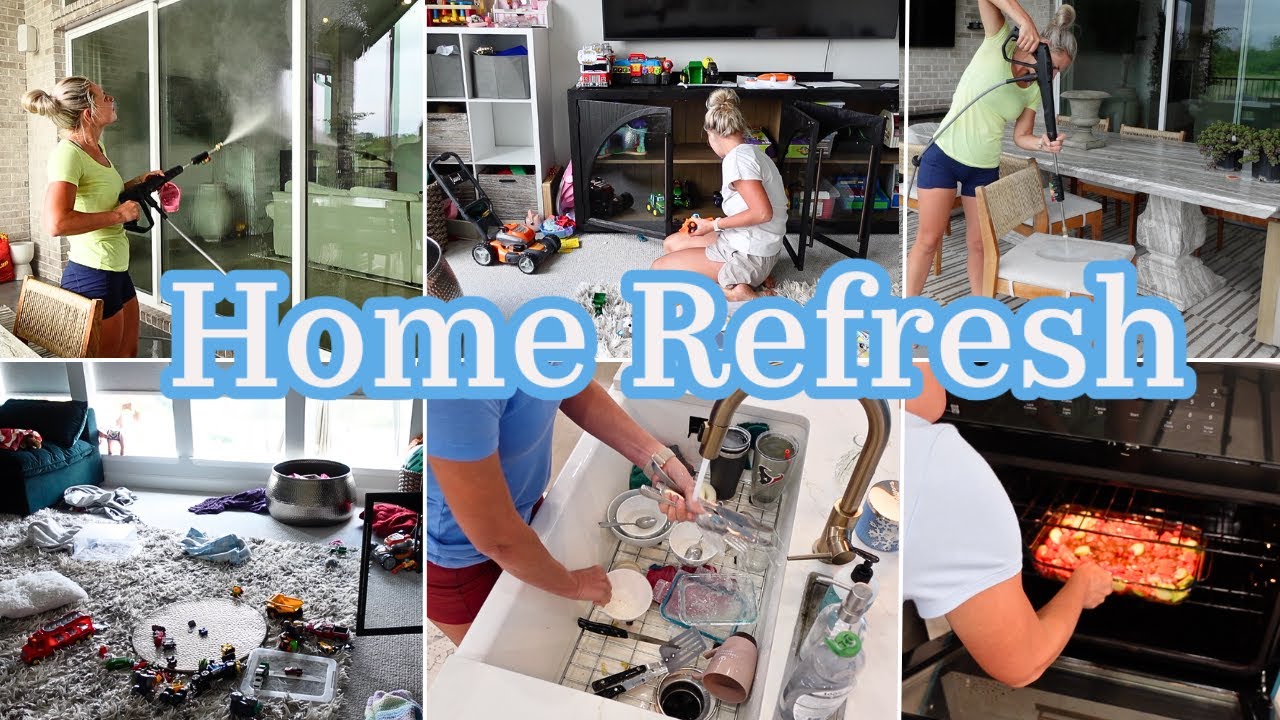 Get Unstuck and Get Motivated / Inside and Outside Cleaning Motivation / Messy House Clean With Me