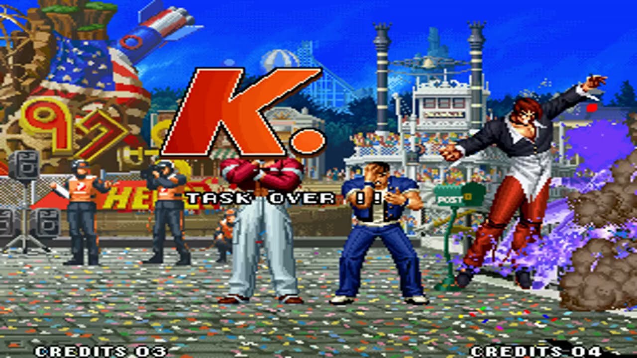 KOF97 Iori vs King Task Over