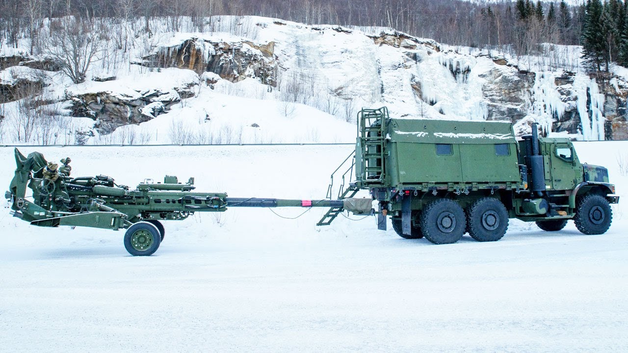 U.S. Marine Corps Military Vehicles for Cold Response 20 in Norway