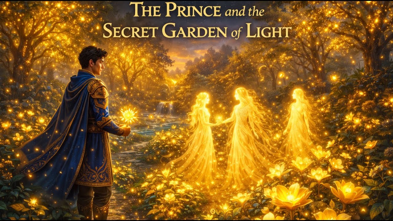 The Prince in the Garden of Light ✨🤴 | An Enchanted Tale of Courage Kindness & Hope Store for Kids