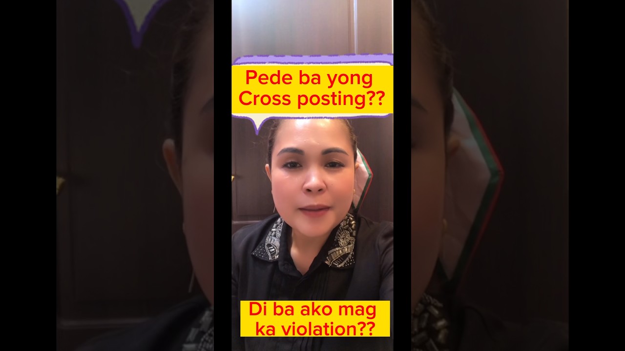 Legit ba ang cross posting sa Facebook Reel pwede ba yun? #everyone