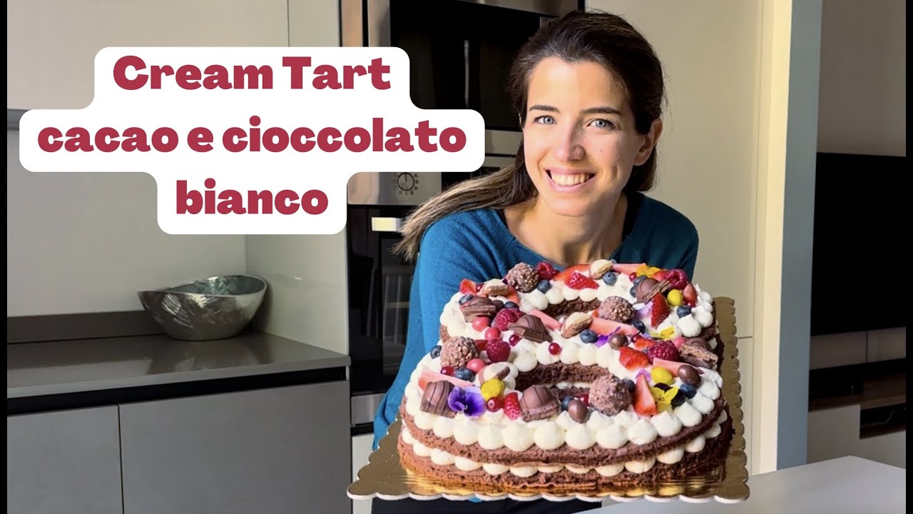 Cream Tart - Ricetta torta a forma di numero - COLORLAMPONE