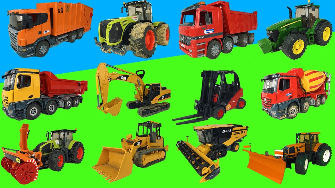 BEST of BRUDER World Trucks and Tractors!