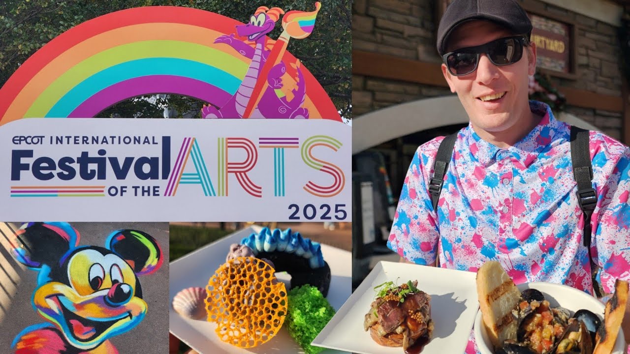 Epcot Festival of the Arts 2025: Broadway Exhibit, New Eats & Exciting Surprises | Disney World 🎨✨