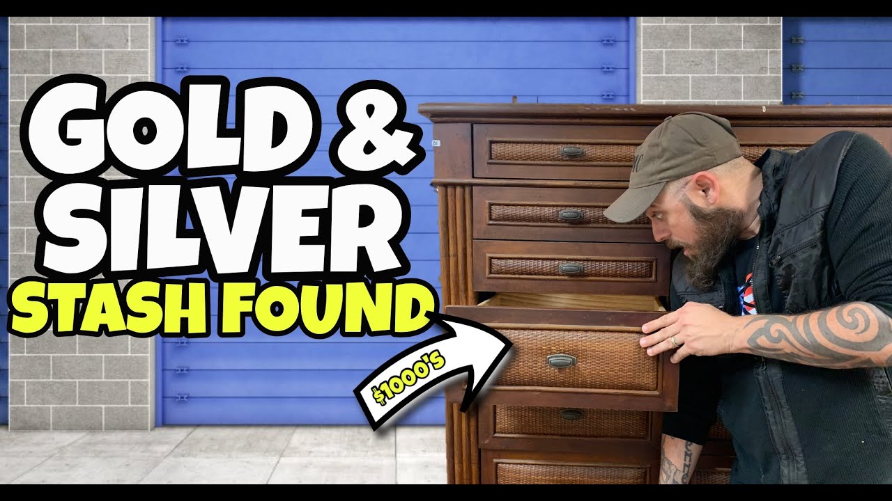 $1000's In Gold & Sterling Silver Found In Abandoned Storage Unit.