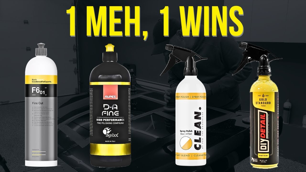 Who Is The BEST One Step Car Polish Compound