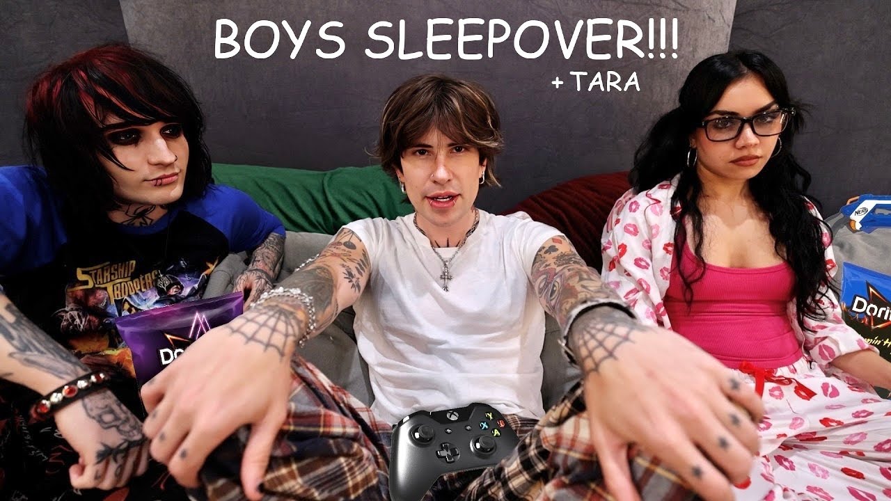 BOYS SLEEPOVER!!! + tara