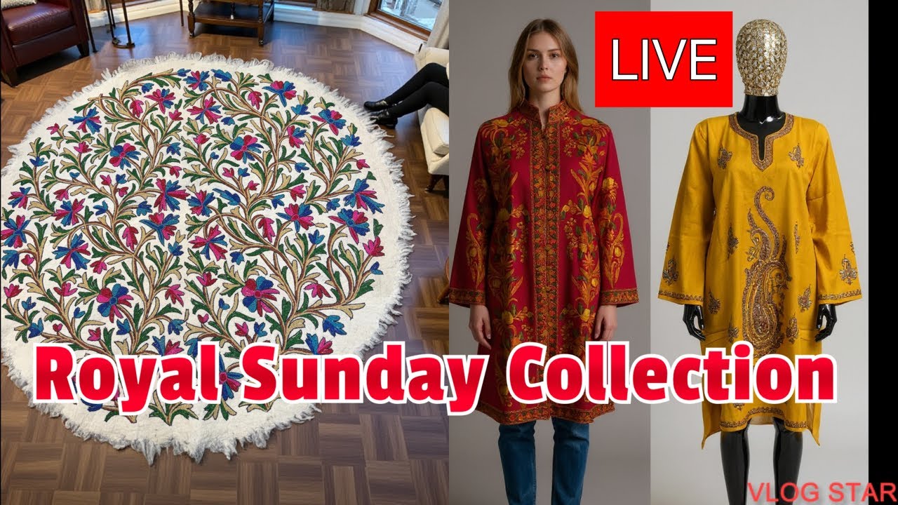 Live | Sunday Special Collection Of Namda | Pherans | Jackets Etc
