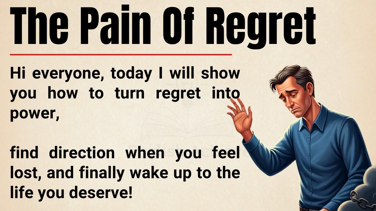 The Pain of Regret: How to Stop Feeling Lost & Take Control of Your Life 🔥 | English Achieve