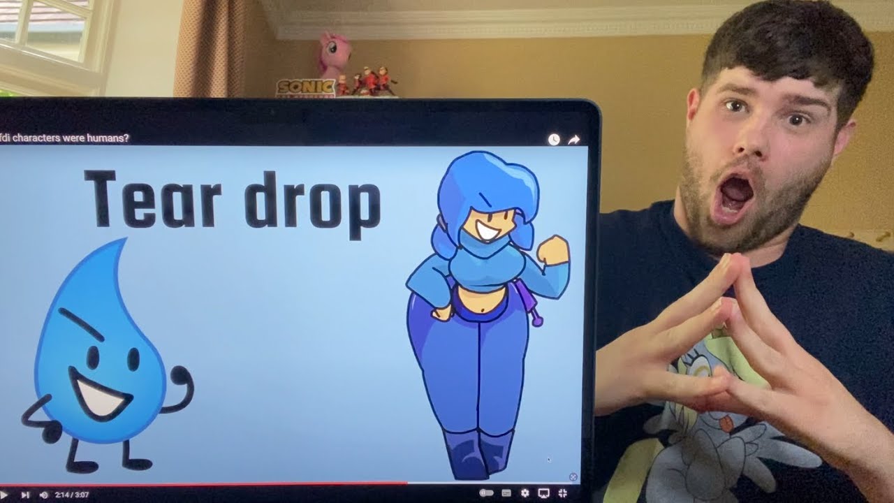 Реакция Incredi-Brony: Что, если бы персонажи BFDI были людьми? Автор: @Zikky16