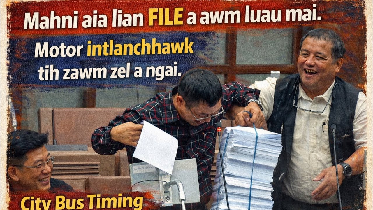 Pu TBC-a hian a khak fuh leh zauh thin.