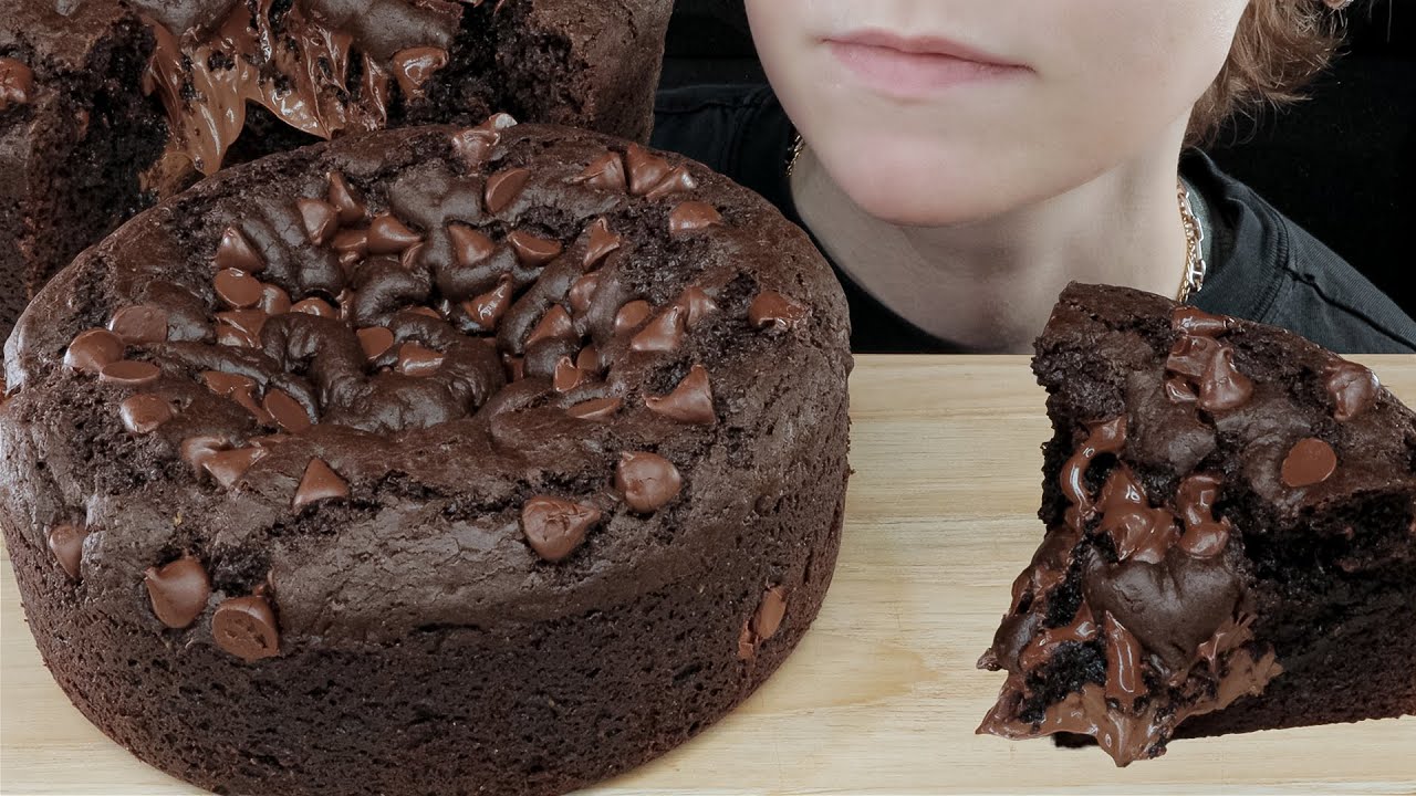 ASMR Chocolate Chip Nutella Chocolate Cookie Cake Dessert Mukbang | VNM ASMR 먹방