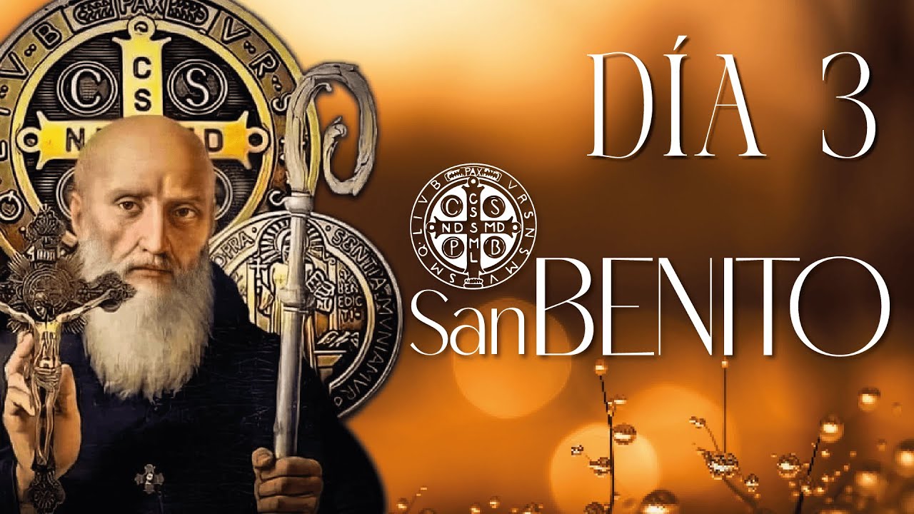 Novena a San Benito ❤️Día 3❤️ con el Padre José Bernardo ❤️ Caballeros de la Virgen