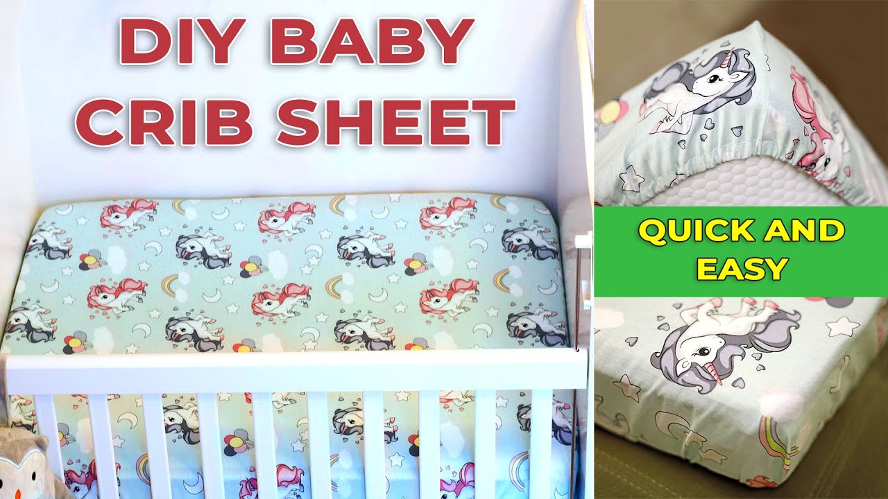 DIY Baby Crib Sheet - How to Make a Baby Crib Sheet