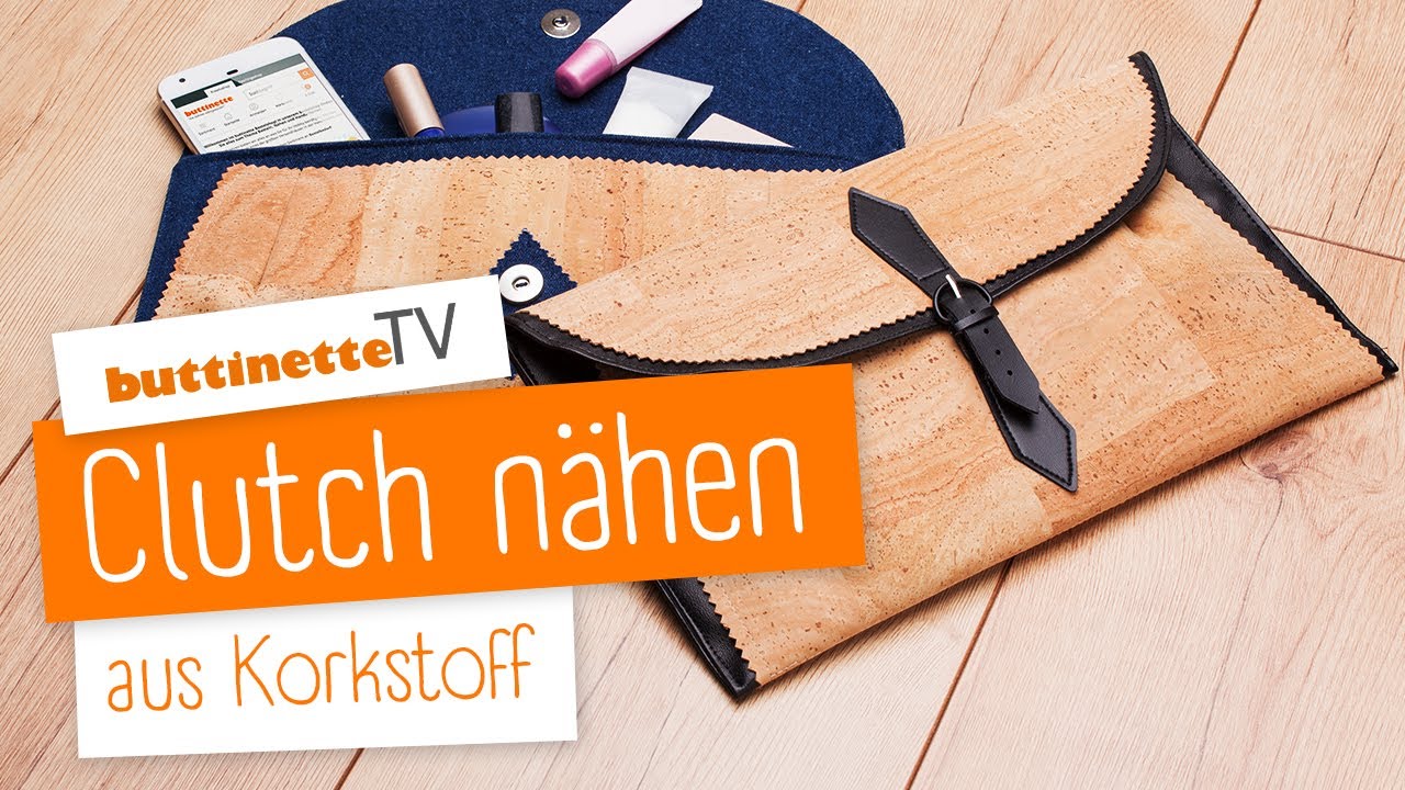 Korktasche nähen | Tutorial | buttinette TV [NÄHEN]