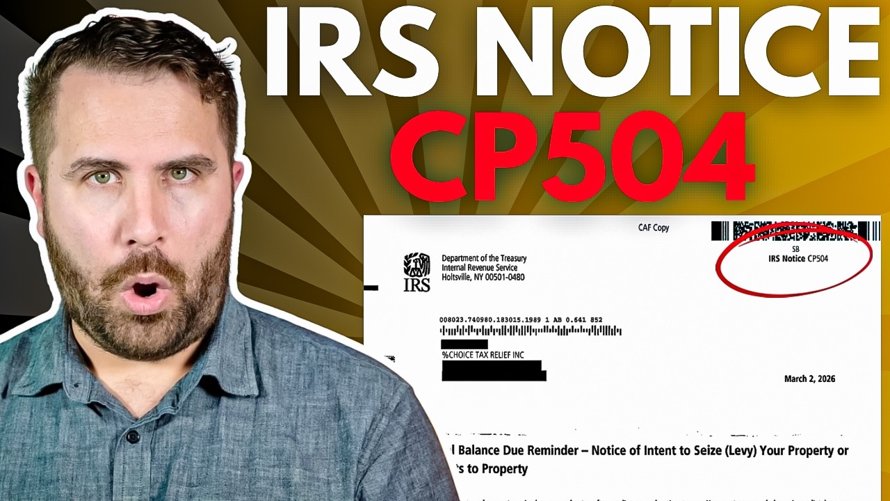 The NEW IRS Notice CP504 [2026 Edition] Explained By a CPA