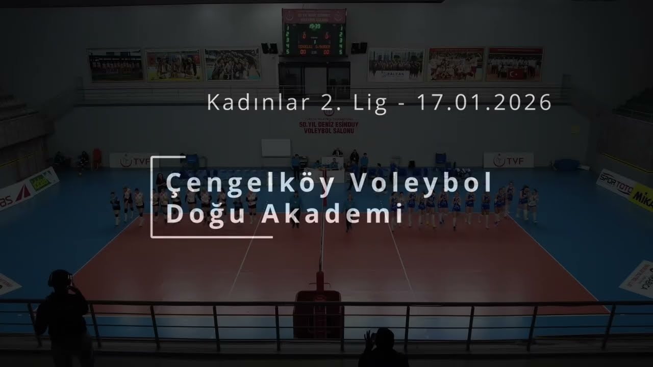 Çengelköy Voleybol - Doğu Akademi (Kadınlar 2.Lig - 17.01.2026)