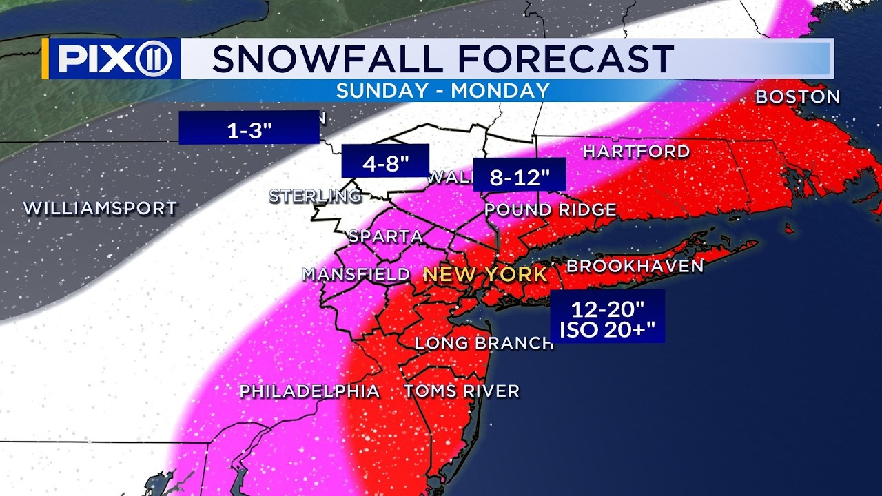 Snowstorm in NY, NJ | PIX11 Special Report