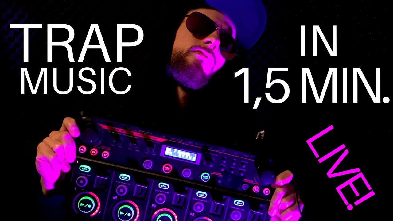 TRAP IN 1,5 MINUTES - by Kristof Loop Station Artist||Beatbox + Synths + Rap||Trap How to Make