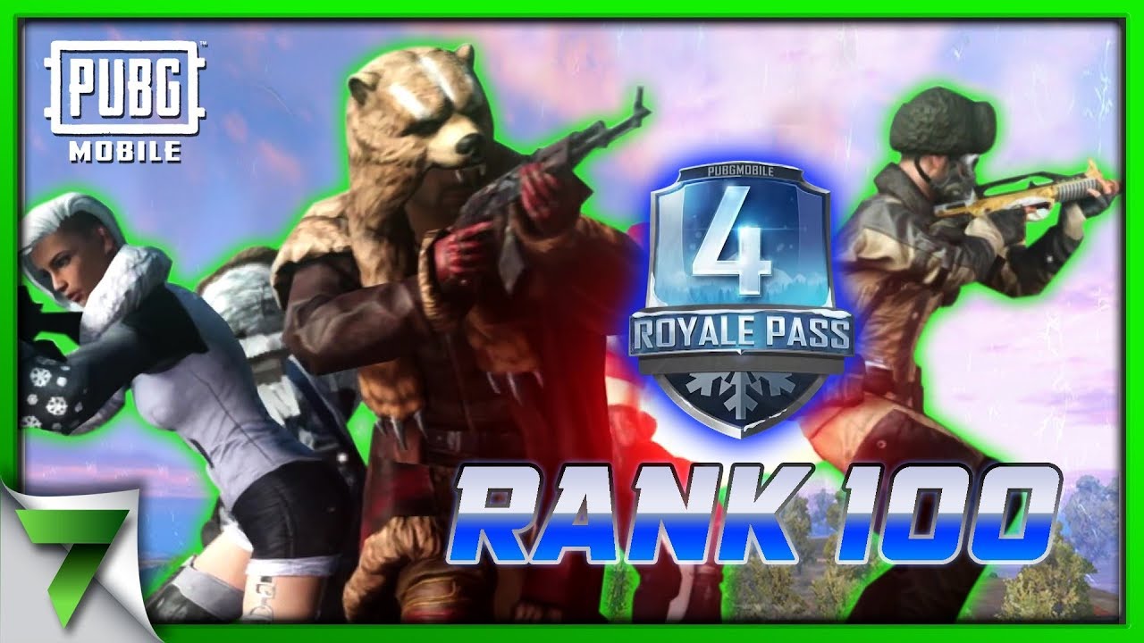 RANK 100 SEASON 4 ELITE ROYALE PASS! | PUBG Mobile