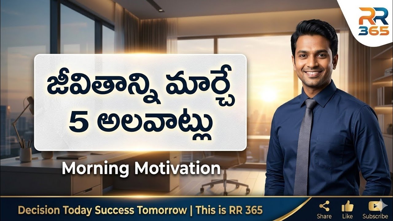 చిన్న మంచి అలవాట్లు మన జీవితాన్ని పూర్తిగా మార్చగలవు Ram Raider 365 (RR 365)  #RR 365