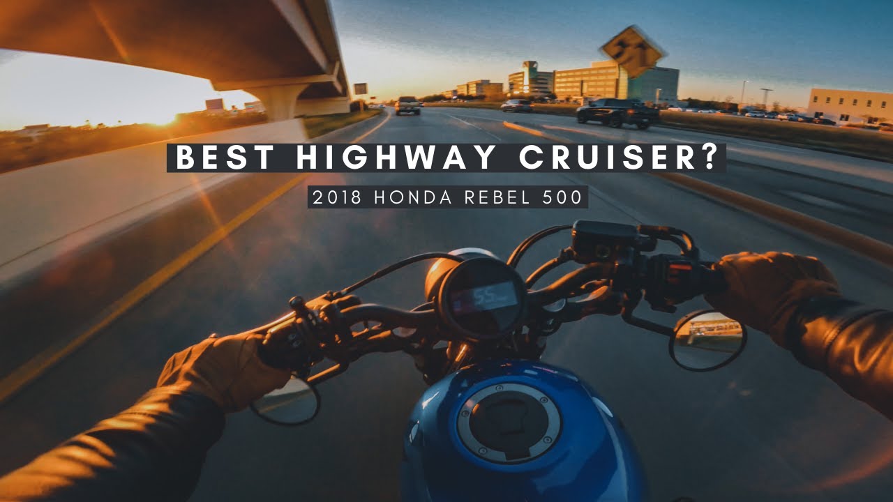 Best Highway Cruiser? | Honda Rebel 500 Radiant GP Exhaust | Highway POV (4K)
