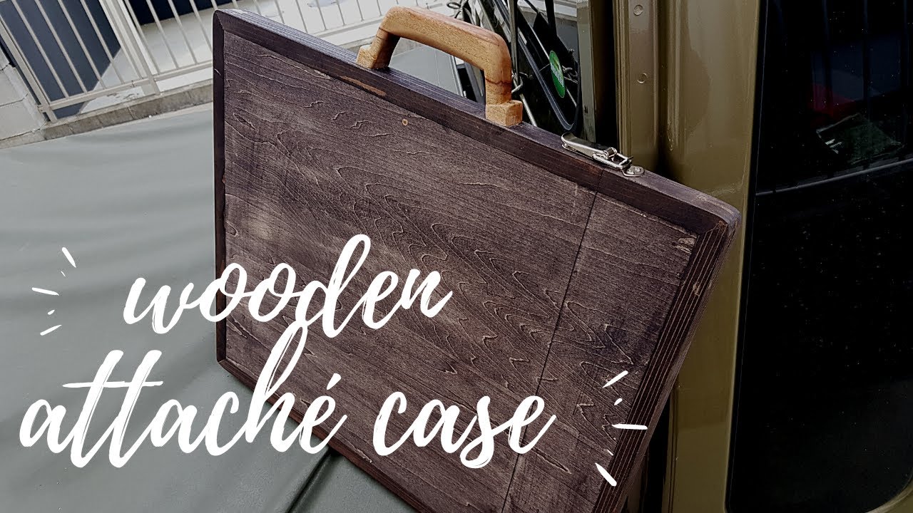 【大工が作る】木製アタッシュケース　wooden attache case