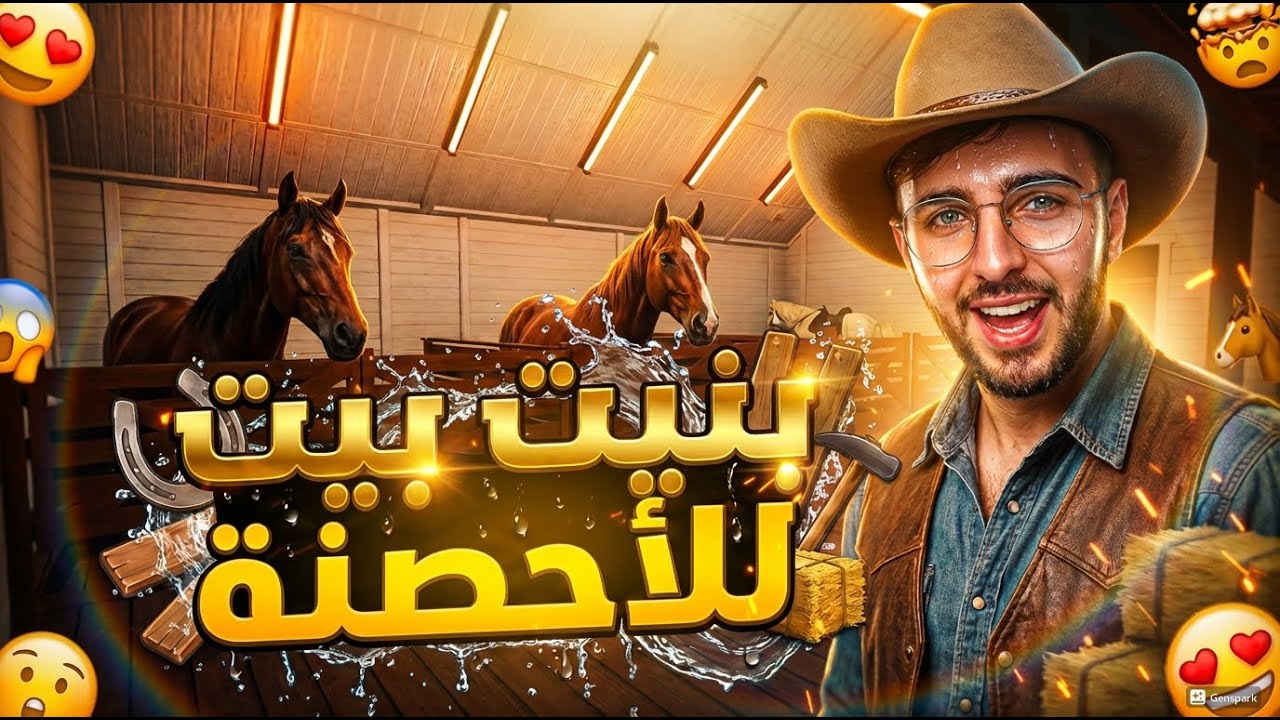 بنيت أفخم بيت للأحصنة  في المزرعة   شوفوا كيف صار المكان 🌿🏡  Ranch Simulator #10