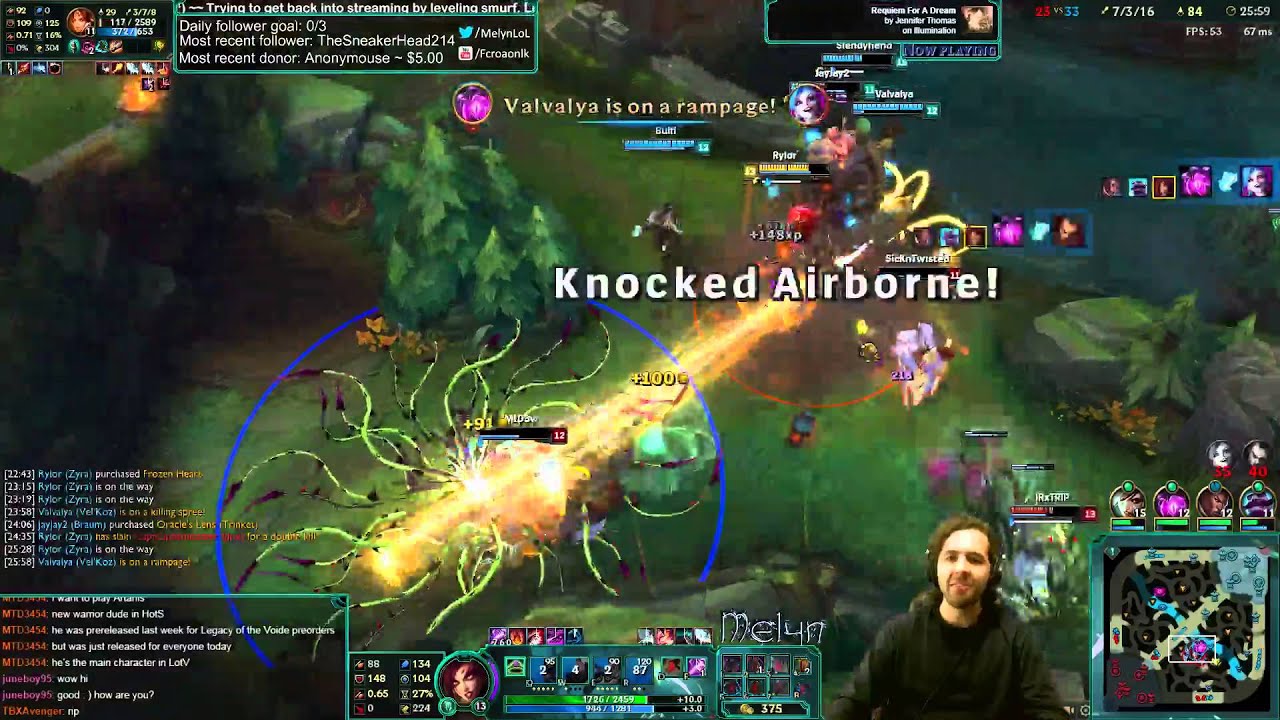 Tank Zyra + Vel'koz ult wombo!