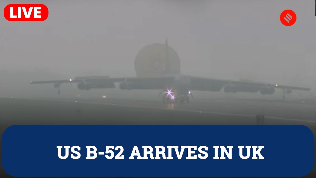 LIVE: US Deploys B-52 Bomber to UK Base Amid Rising Iran Tensions