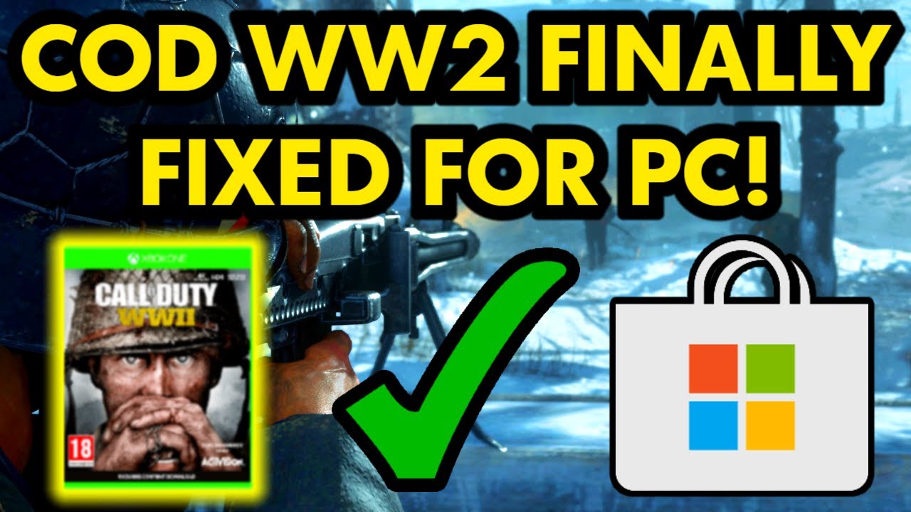 COD WW2 Is Finally Fixed For PC!